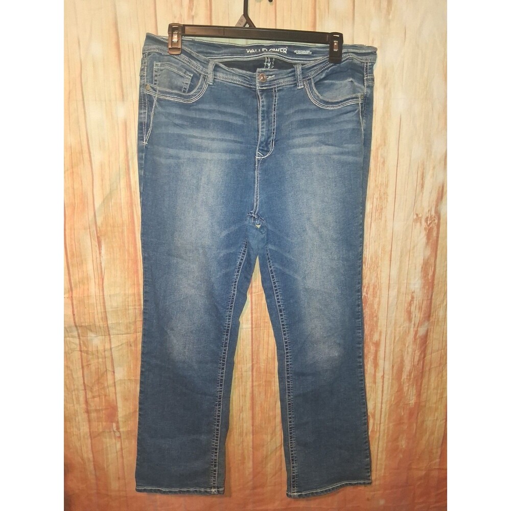 Wallflower Medium Denim Bootcut Jeans Sz 18W